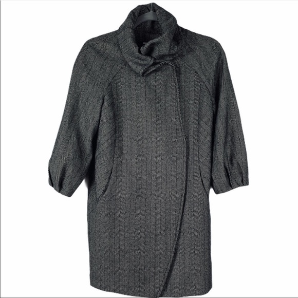 ATTITUDE Cocoon coat - Picture 1 of 9